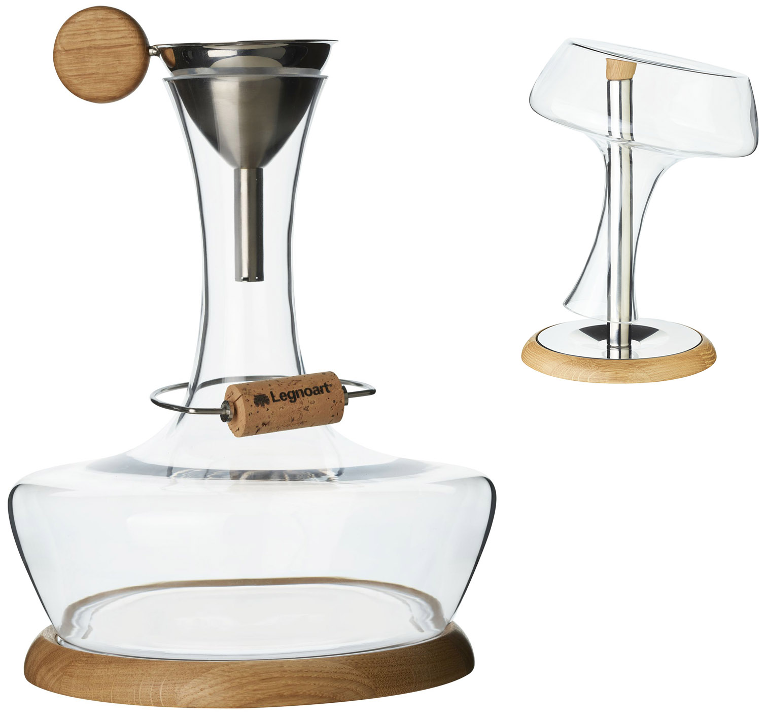 Legnoart CHATEAU DU GOUT SD20 Vin Dekantering sæt Legnoart CHATEAU DU GOUT SD20 Vin Dekantering sæt